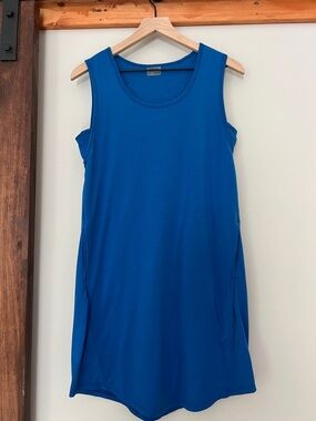 Marmot Blue Estel Sleeveless Tank Dress (with pockets!)